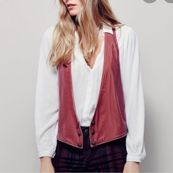Free People Jackets & Blazers - Free People *purple open vest